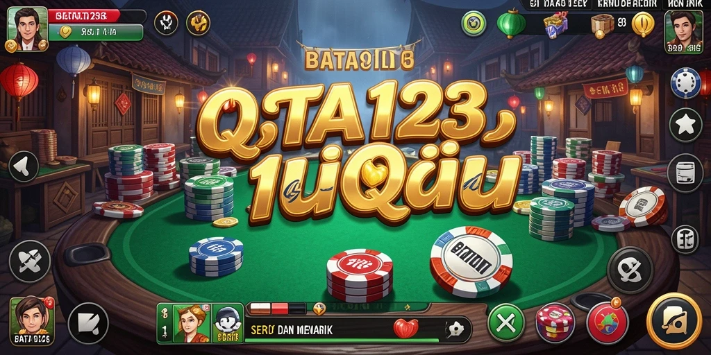 Screenshot BATA123 menampilkan aksi seru dan penuh strategi QiuQiu.