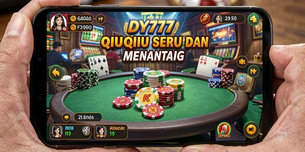 Tampilan gameplay QiuQiu yang menegangkan dan menarik.