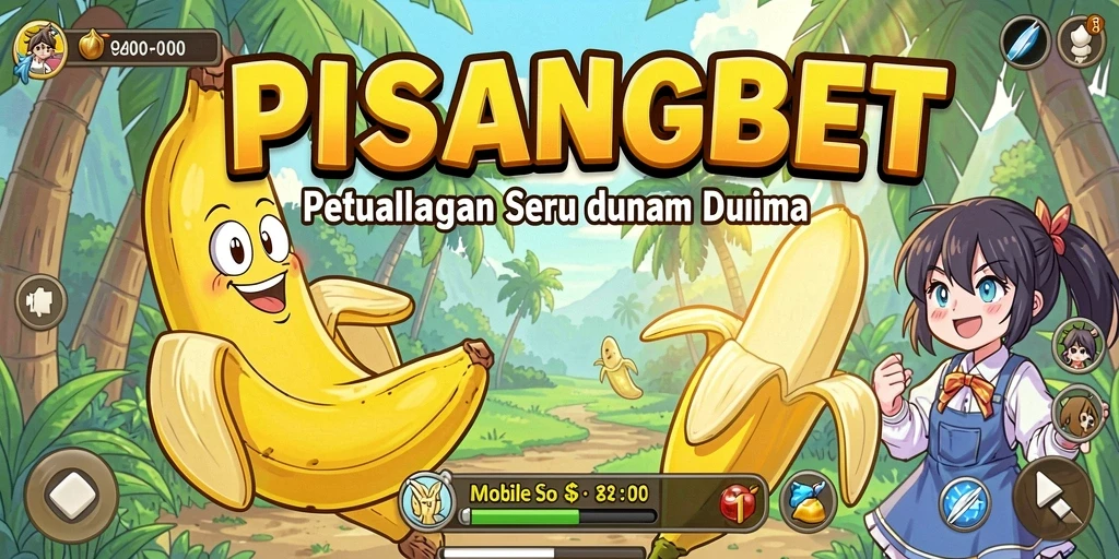 Screenshot dari gameplay PISANGBET yang menampilkan karakter anime yang seru.