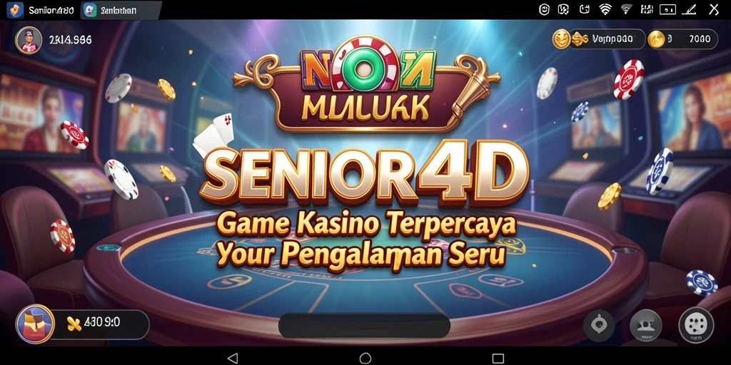 Gameplay menarik di SENIOR4D dengan berbagai pilihan permainan Kasino.