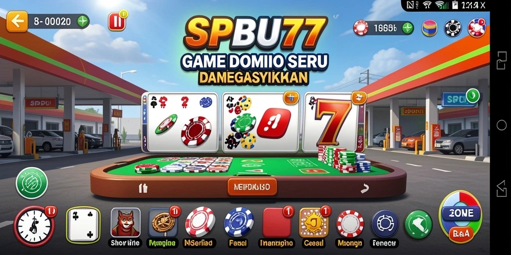 Gameplay seru SPBU77 dengan berbagai fitur menarik.