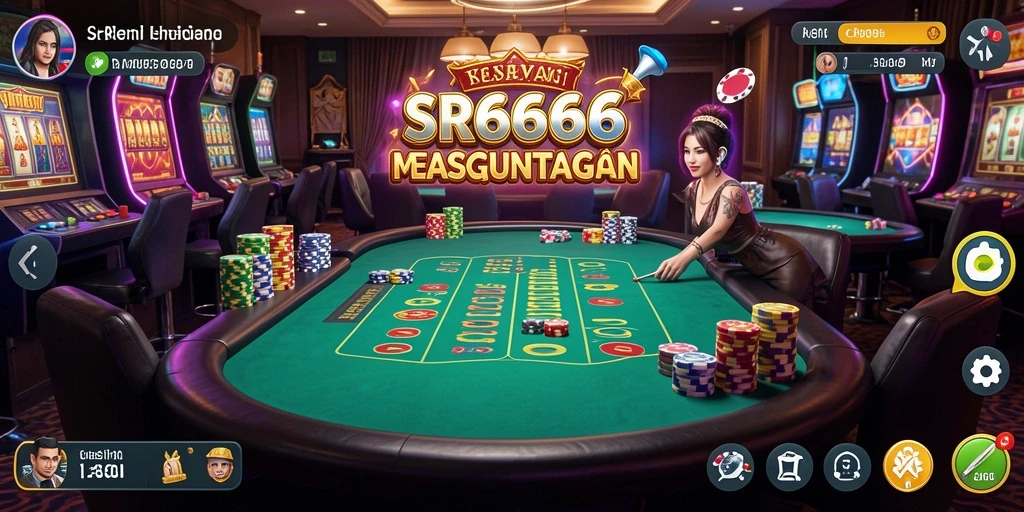 Tampilan gameplay kasino yang menawan dan menarik perhatian.