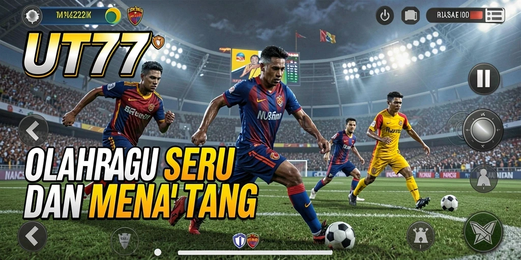 Tampilan gameplay UT77 yang menegangkan dan kompetitif di lapangan.