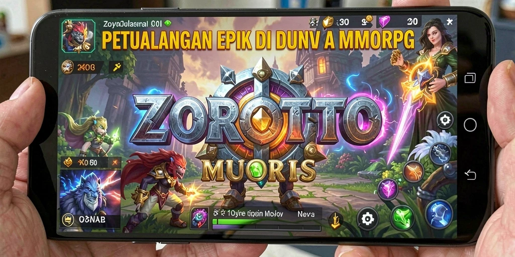 Tampilan gameplay epik di dunia terbuka ZOROTOTO.